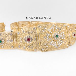 Cintura d'oro Beldi Rosso Verde - Labbra