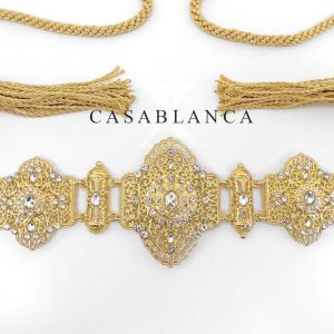 Mdamma Caftan Takshita Gouden Riem - Asfira - Imagen 4