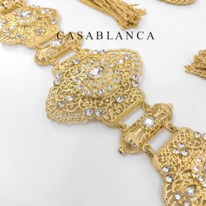 Mdamma Caftan Takshita Gouden Riem - Asfira - Imagen 3