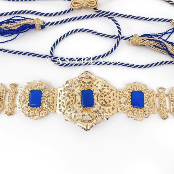 Mdamma Belt Gold Blue - Zulia