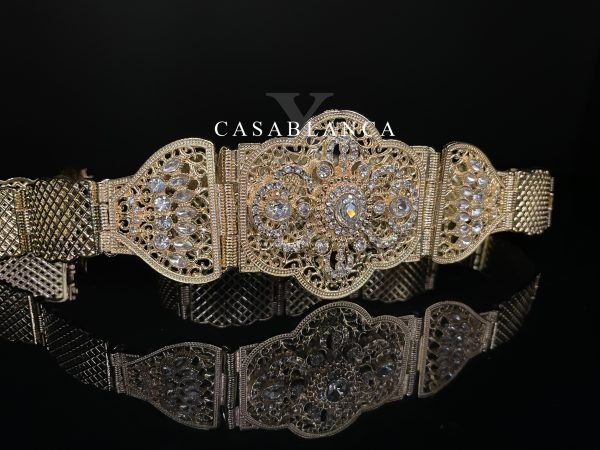 Ceinture traditionnelle dorée - Fizla - Image 3