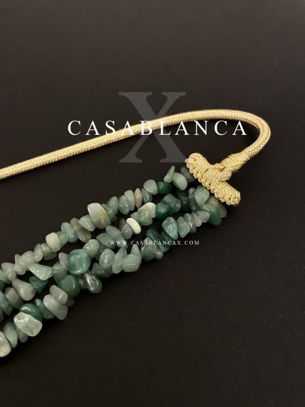 Green Gold Choker - Qamzy - Image 4