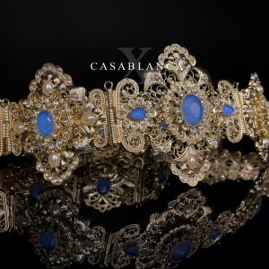 Mdamma Gouden Riem Licht Blauw - Amary - Afbeelding 3