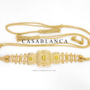 Mdamma Riem Marokkaanse Sieraden Geel Lime - Menya - immagine 4