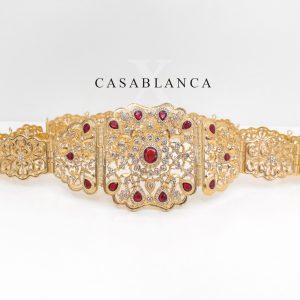 Marokkaanse Riem Goud Rood - Alizam - Image 2