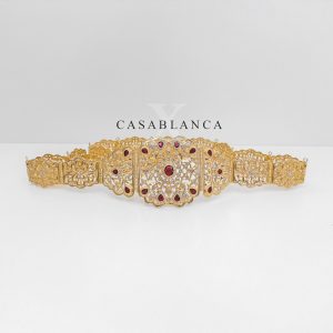 Marokkaanse Riem Goud Rood - Alizam - Image 3