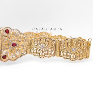 Marokkaanse Riem Goud Rood - Alizam - Image 4