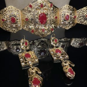 Traditioneel Bruidsset Goud Rood - Camray - Image 5