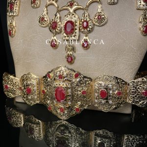 Traditioneel Bruidsset Goud Rood - Camray - Image 2