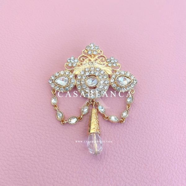 Broche Dorado Tradicional - Mida