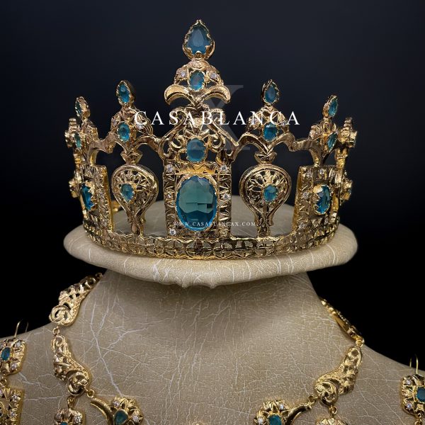 Bruidsset Goud Licht Blauw - Madyza - Afbeelding 6