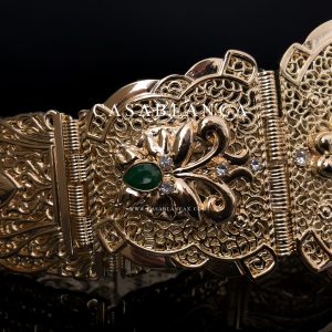 Marokkaanse Gouden Riem Beldi Rood en Groen - Labyd - Image 3