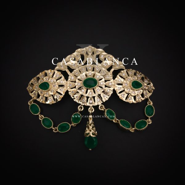 Broche Taqlidi Or Vert - Amia