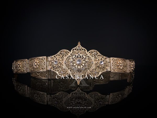 Takshita Gouden Mdamma Caftan Riem - Zazy