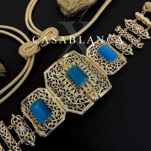 Mdamma Goud Blauw Riem - Lizuy – Image 4