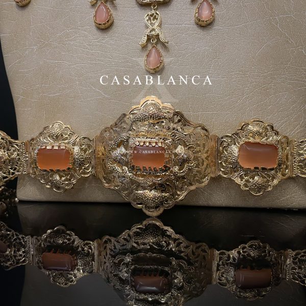 Set di gioielli da sposa color oro talpa - Bamy - Immagine 2