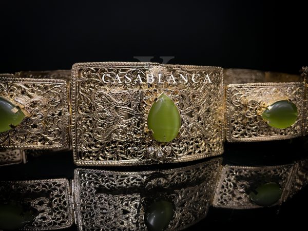 Cintura Mdamma Oro Verde - Shadiza - Immagine 2