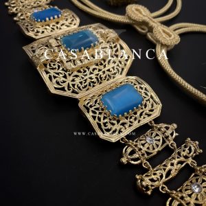 Mdamma Goud Blauw Riem - Lizuy – Image 5