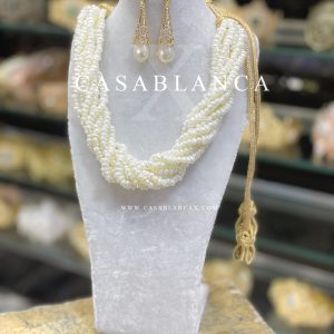 Jawhar Parel Marokkaanse Sieraden Set Goud - Jawrya - Image 2