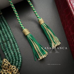 Zomorod 7or Ketting en Oorbellen Set Groen - Zaya – Image 2