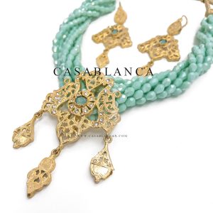 Mint Green Gold Jewelry Set - Marla - Image 2