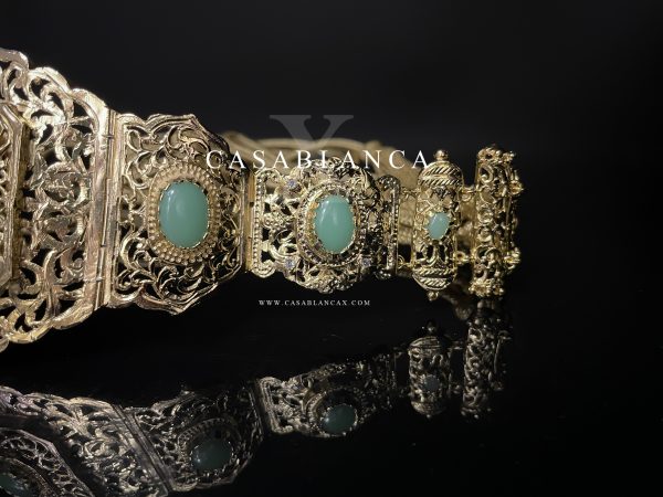 Marokkaanse Riem Met Touw Goud - Alicya - Image 2