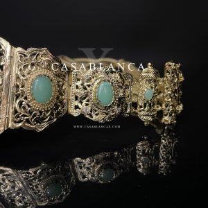Marokkaanse Riem Met Touw Goud - Alicya - Image 2