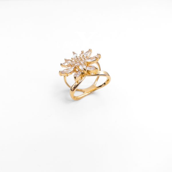 Bague foulard doré - Myra
