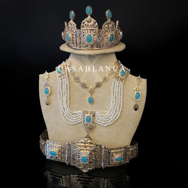 Brautschmuckset Gold Marokkanischer Brautschmuck - Afya - Bild 4