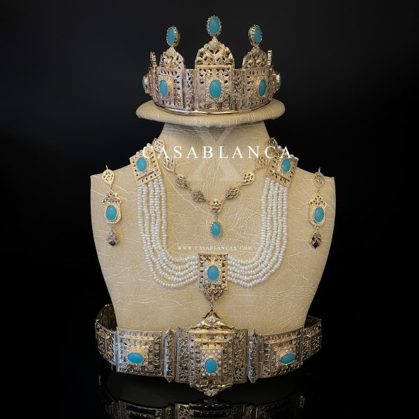 Brautschmuckset Gold Marokkanischer Brautschmuck - Afya