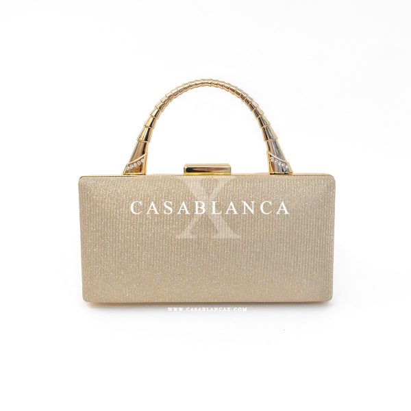 Gold Champagne Evening Bag Clutch - Umya
