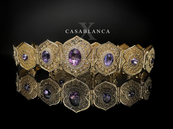 Gouden Takshita Riem Violet Lila Paars - Omazya - Image 3