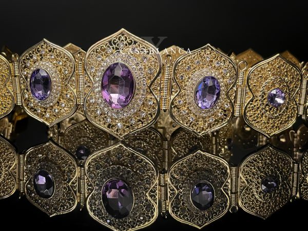 Gouden Takshita Riem Violet Lila Paars - Omazya - Image 2