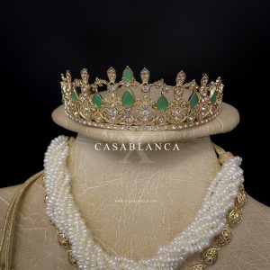 Bruidssieraden Set Marokkaanse Goud Mint - Azya - immagine 5