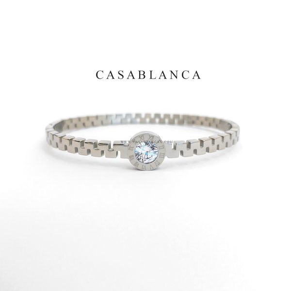 Pulsera de acero inoxidable y plata - Swiza
