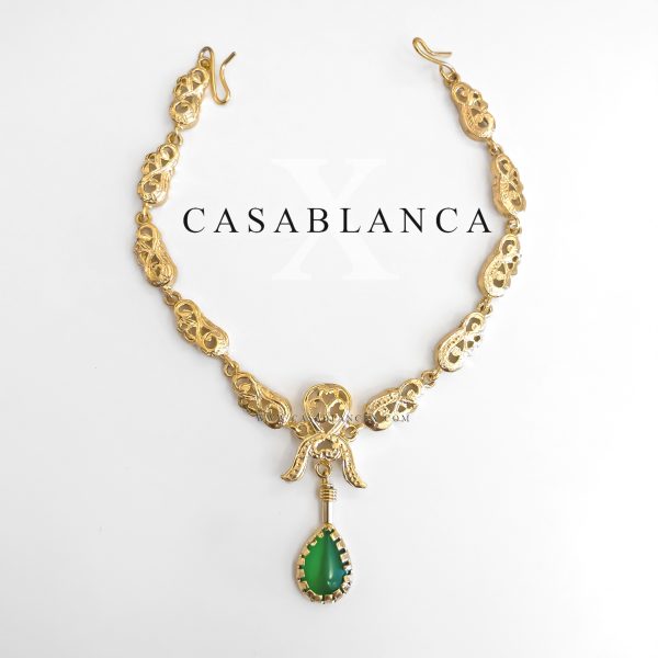 Gargantilla Cadena Oro Verde - Kamry