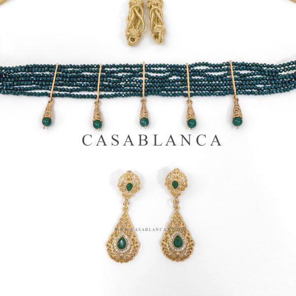 Choker Gold Green Set Taqlidi - Selmy
