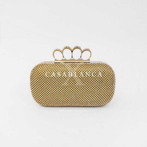 Clutch Abendtasche Gold - Wery