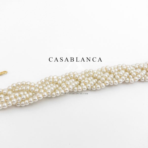 Pulsera de Perlas Dorada - Yamina - Imagen 2