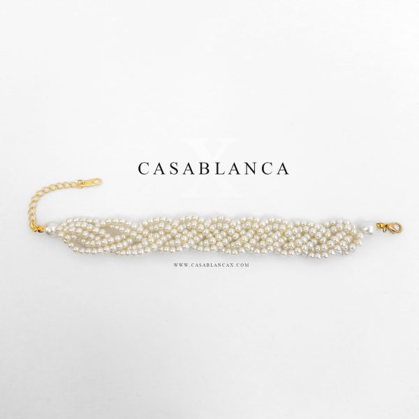 Pulsera de Perlas Dorada - Yamina
