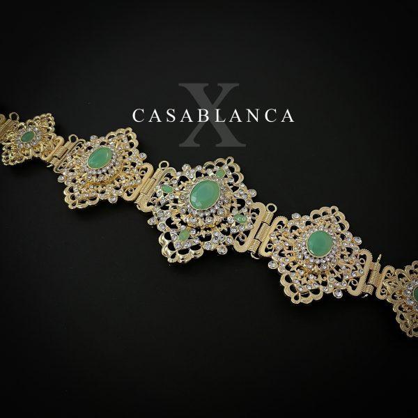 Golden Moroccan Belt Mint - Enta