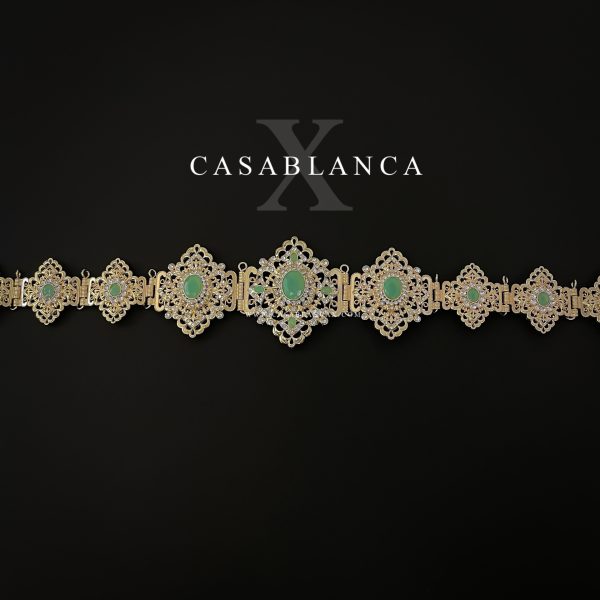 Golden Moroccan Belt Mint - Enta - Image 2