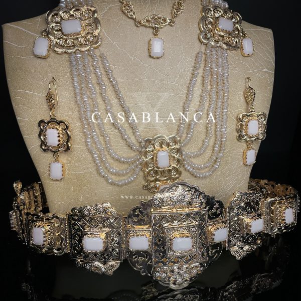 Set da sposa dorato, gioielli da sposa marocchini - Sfioua - Immagine 5