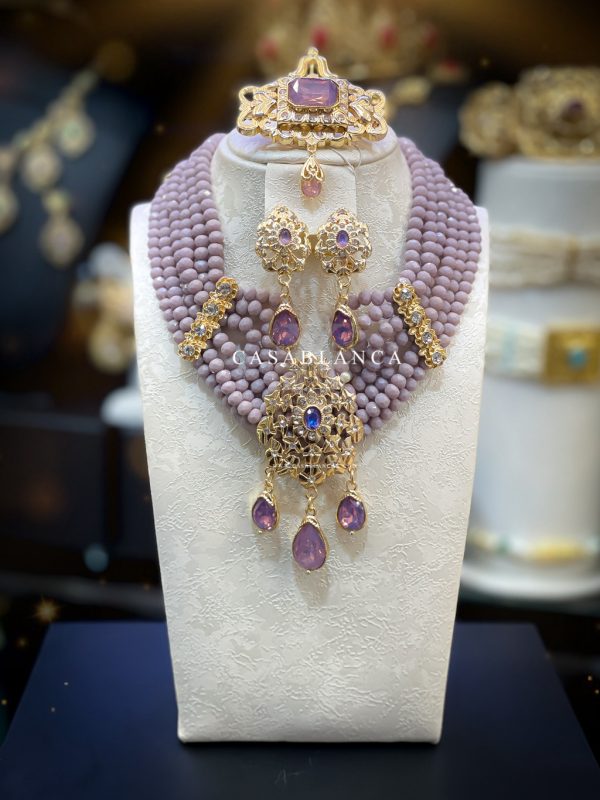 Set di choker in oro viola - Lyla