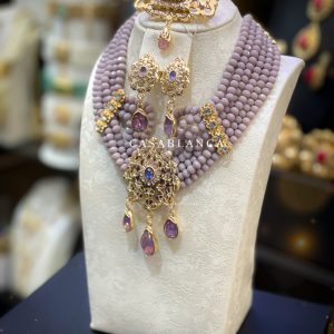 Gargantilla de oro morado - Lyla - Imagen 2