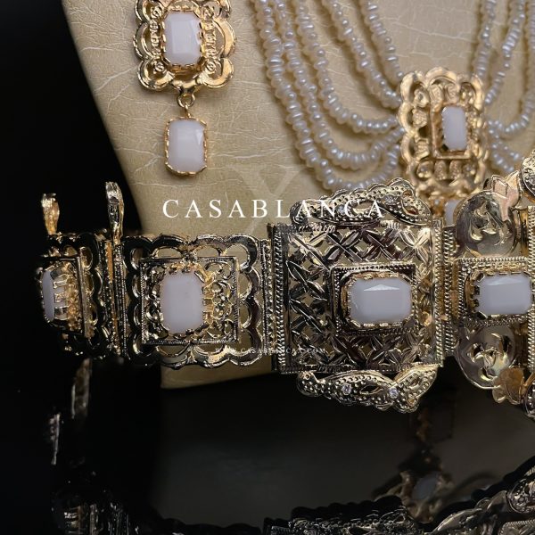Set da sposa dorato, gioielli da sposa marocchini - Sfioua - Immagine 6