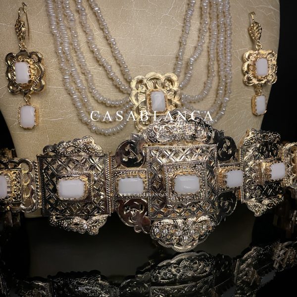 Set da sposa dorato, gioielli da sposa marocchini - Sfioua - Immagine 3