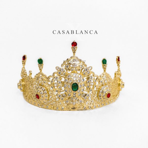 Corona Beldi dorata rossa e verde - Araya
