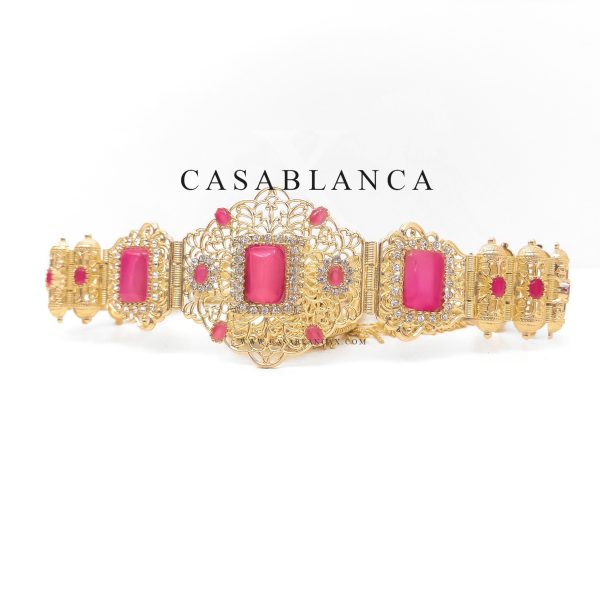 Cintura d'oro Mdamma Fuchsia Majdoul - Aliyah - Immagine 2