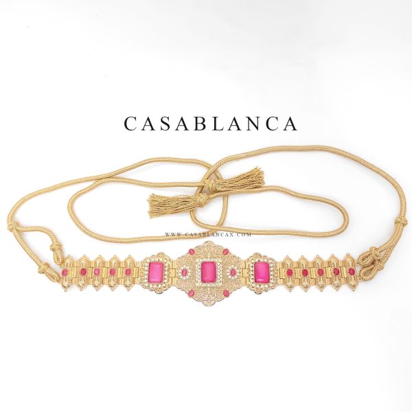 Cintura d'oro Mdamma Fuchsia Majdoul - Aliyah - Immagine 3